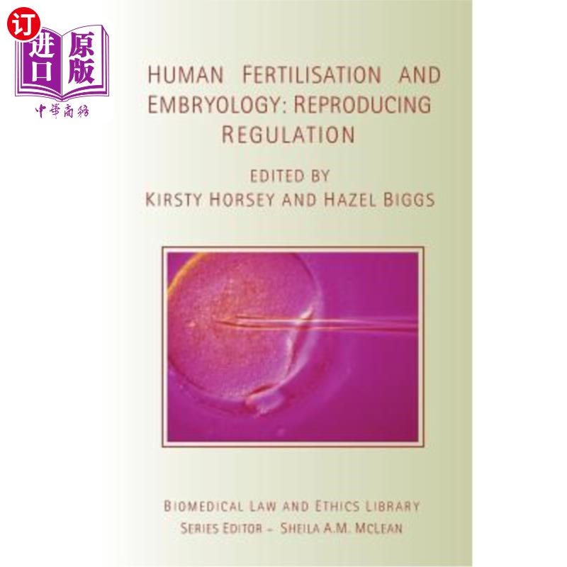 海外直订医药图书human fertilisation and embryology: reproducing