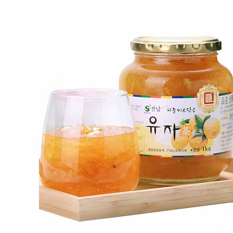Quannan全南 韩国进口  蜂蜜柚子茶 冲饮饮品原装果茶 蜂蜜柚子茶1kg