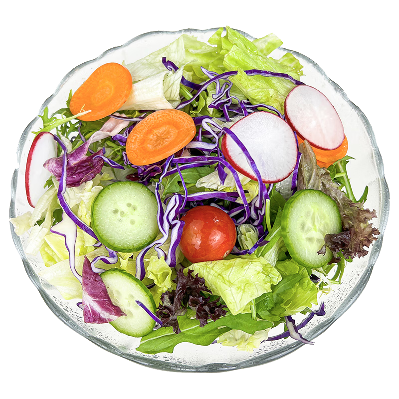 绿食者 蔬菜沙拉150g*3包 生吃蔬菜组合西餐色拉生菜健身轻食沙拉新鲜 沙拉菜3包+沙拉汁