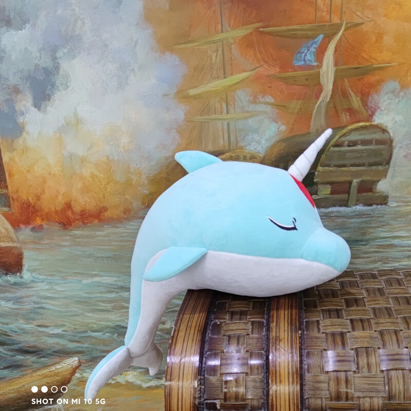 凯史小海豚毛绒玩具大鱼海棠电影周边鲲订做儿童毛绒玩具吉祥物公仔