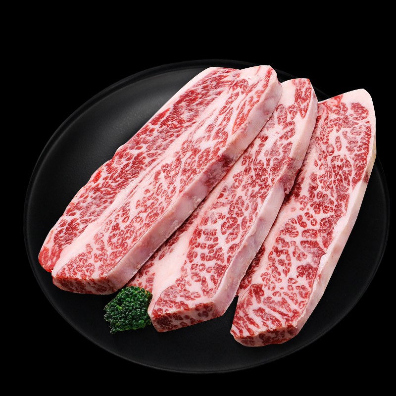 梦味缘 澳洲雪花牛排m9牛小排 和牛原切牛肉生鲜烤肉火锅食材 m9 雪花