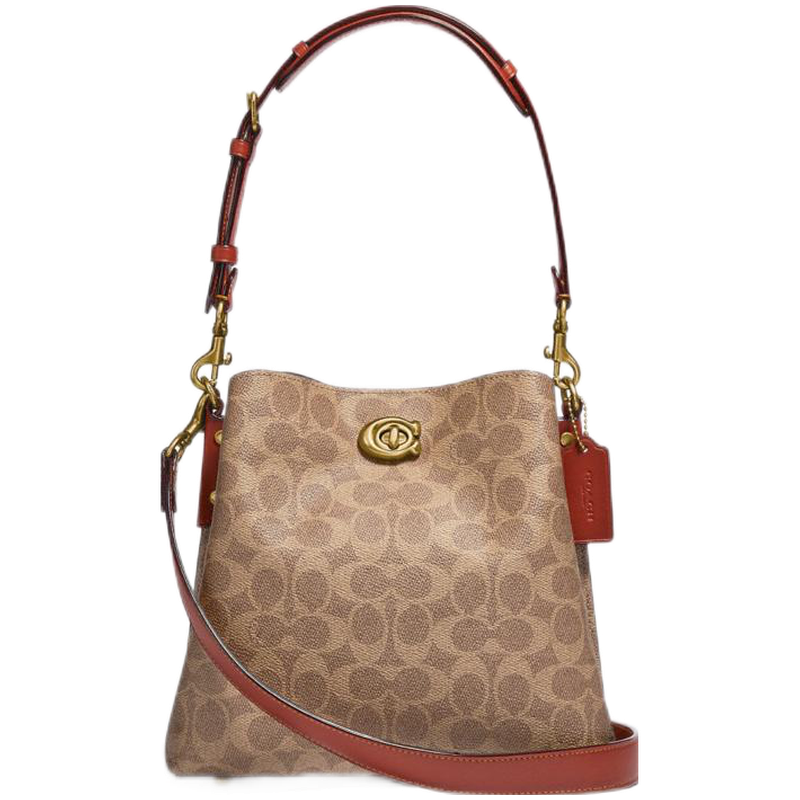 coach 寇驰女包 willow水桶包 经典款时尚气质简约休闲大容量单肩包