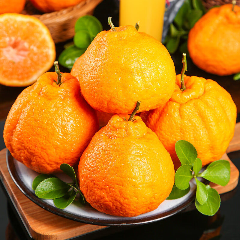 果迎鲜丑橘 新鲜水果 丑橘 柑橘桔子 酸甜 4.5斤装70-75mm