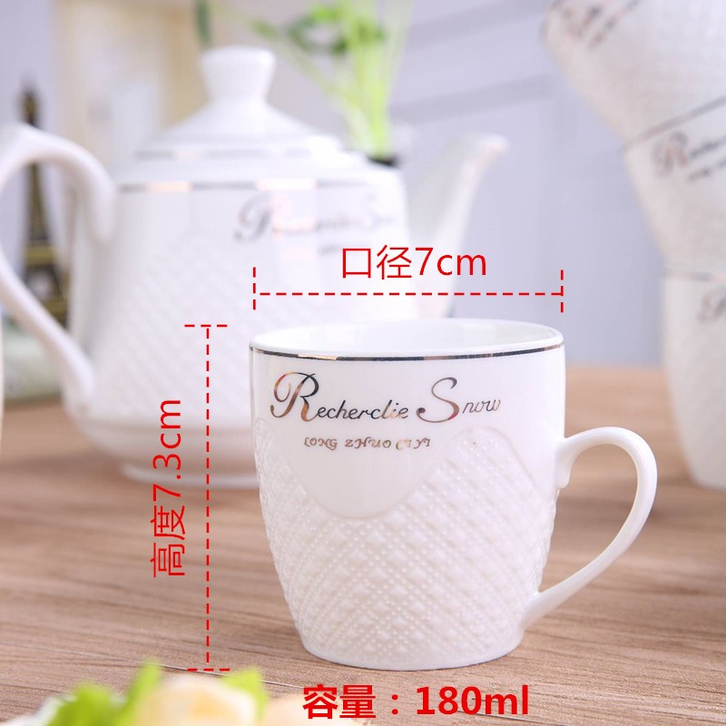 lism有耳小茶杯   陶瓷茶杯有耳功夫茶具带把加厚带柄小茶杯手单杯子