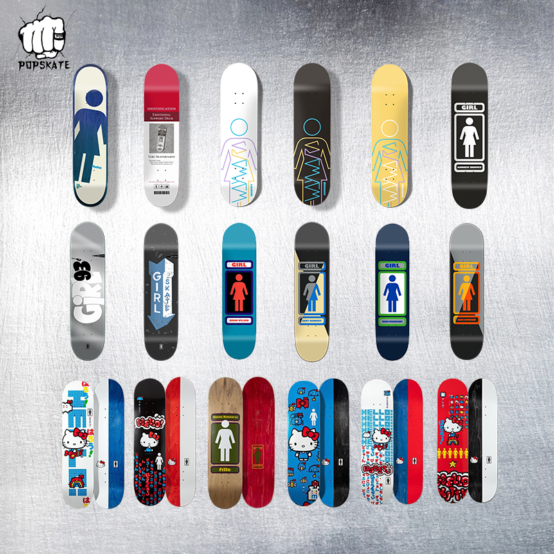 【京选旗舰】三丽鸥联名滑板girl滑板板面美国新款联名款合作款板面
