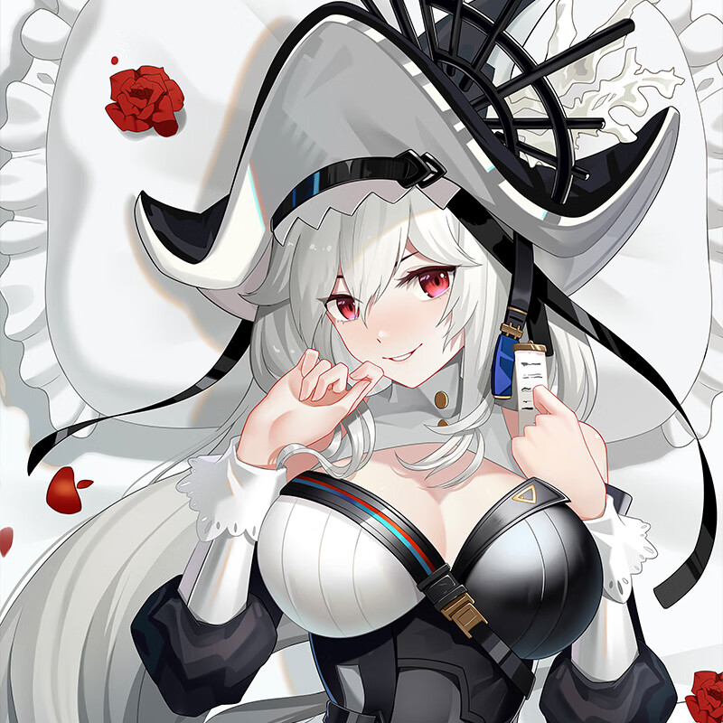 原创明日方舟幽灵鲨抱枕套长条半身抱枕枕靠定做 版本1(a1b1) 无需