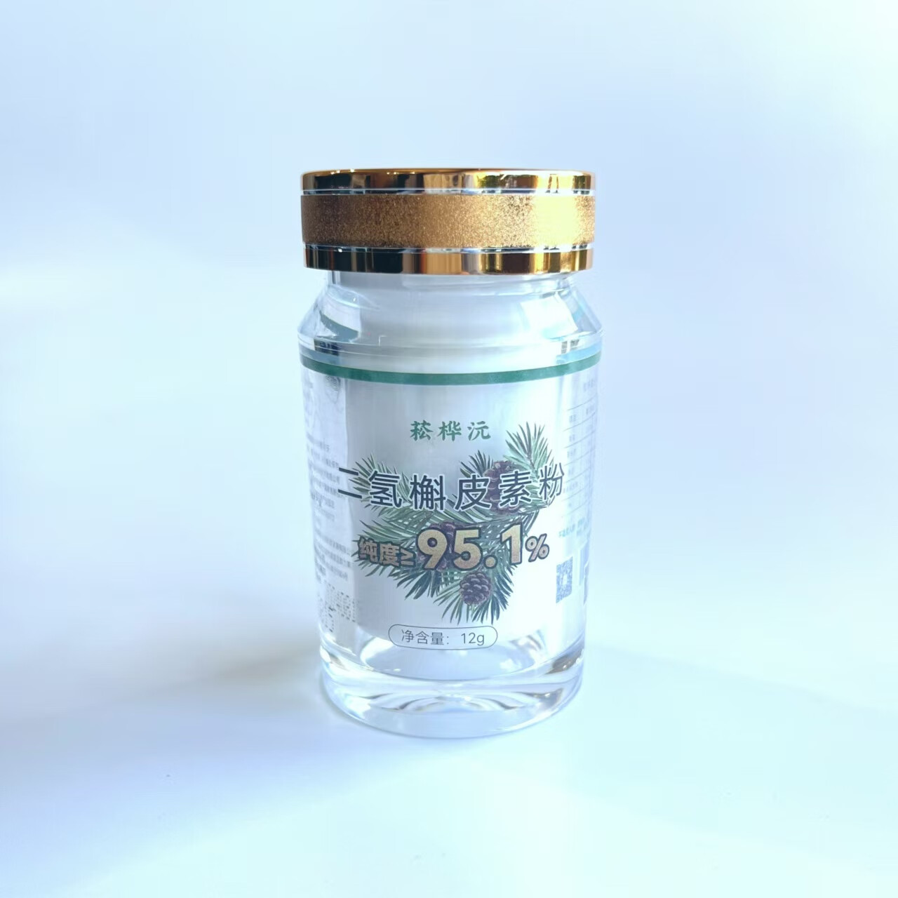 菘桦沅二氢槲皮素12克花旗松素原料落叶松提取非森工高纯度国产 99.5纯度6瓶