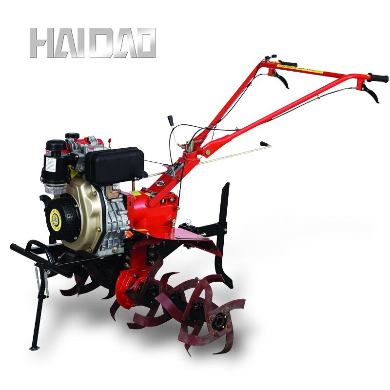微耕机柴油松土机旋耕机小型耕地机开沟机田园管理机电启动 178手拉