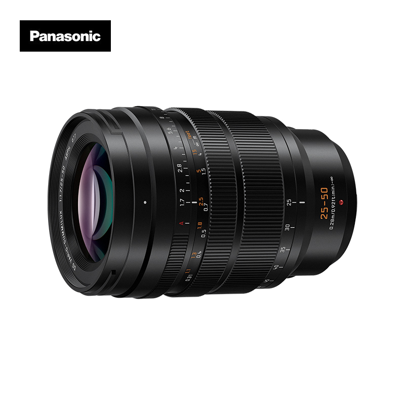 松下（Panasonic）25-50mm 恒定F1.7大光圈中长焦镜头 M43微单/单电镜头