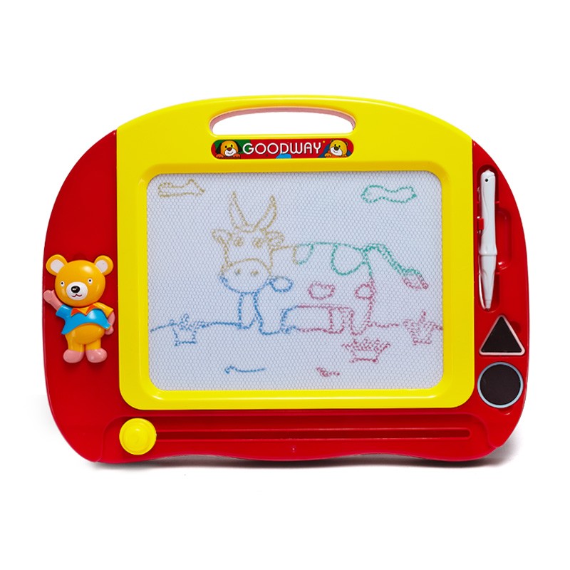 谷雨儿童磁性画板玩具男孩女孩宝宝涂鸦板手写板绘画板婴儿写字板 谷雨趣味手写板8631A