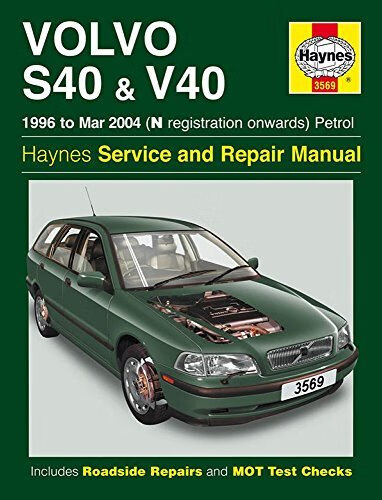 预订 Volvo S40 & V40 Petrol (96 - Mar 04) Haynes Repair Manual