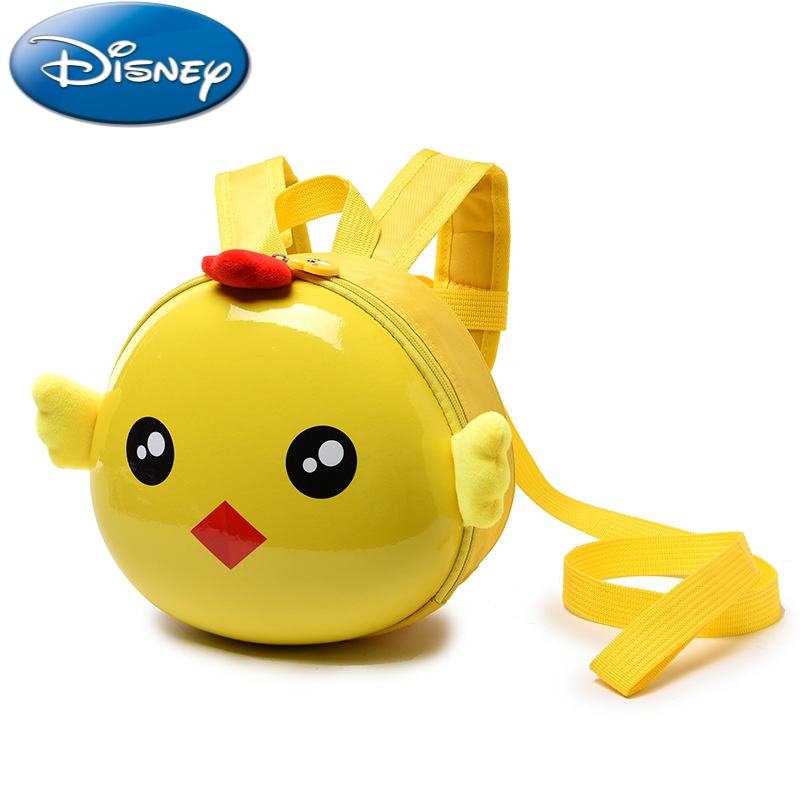 (disney)1-3-6-12岁小孩子的幼儿园卡通书包儿童1-3岁男童 萌小鸡(黄)