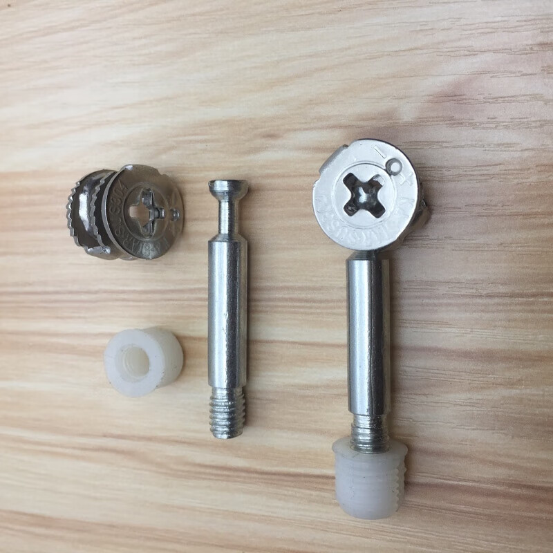 倍曦不锈钢偏心轮厚 三合一家具紧固连接件快装杆衣柜厨柜抽屉15 三