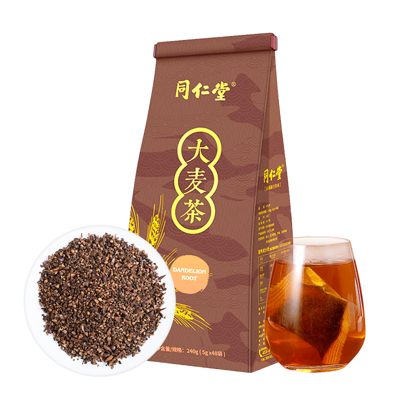 北京同仁堂（TRT）大麦茶  花草养生茶 袋泡茶包 240g 独立小包装（(5g*48小袋)）