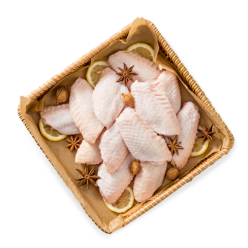 京觅 国产优质鸡翅中1kg 单翅40g以上 京东旗下自有品牌134.88元（合44.96元/件）