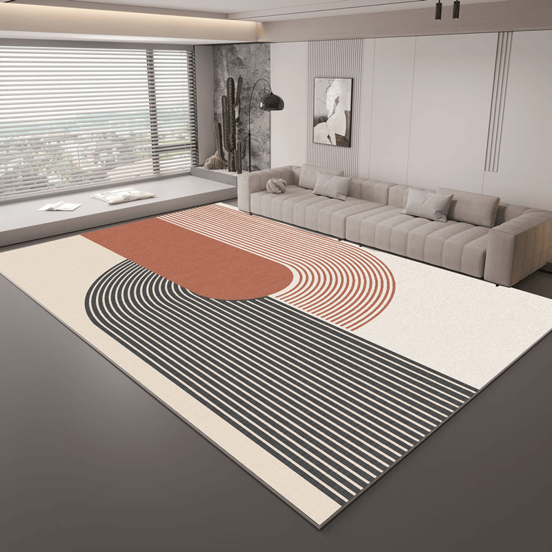 KAYE客厅地毯家用茶几垫子沙发大面积卧室房间加厚轻奢高级免洗床边毯 FS-T208 120x160 cm【卧室床边毯】