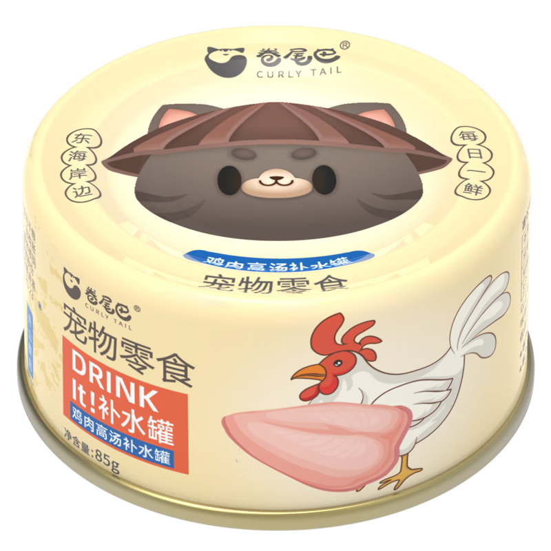 ���ڲ�������β�ͣ�CURLY TAIL��è��ͷ������ˮ����èӪ������ʪ�������ǹ���䷽��ʳ����SXG-06 �����ζ85g*24�ޡ����ۼ�˿ ���������� 209.5Ԫ��5��(��41.9Ԫ/��)