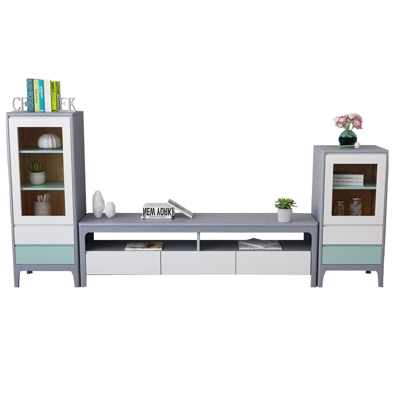 AEY 电视柜茶几组合套装现代简约实木客厅家具  150cm三抽电视柜