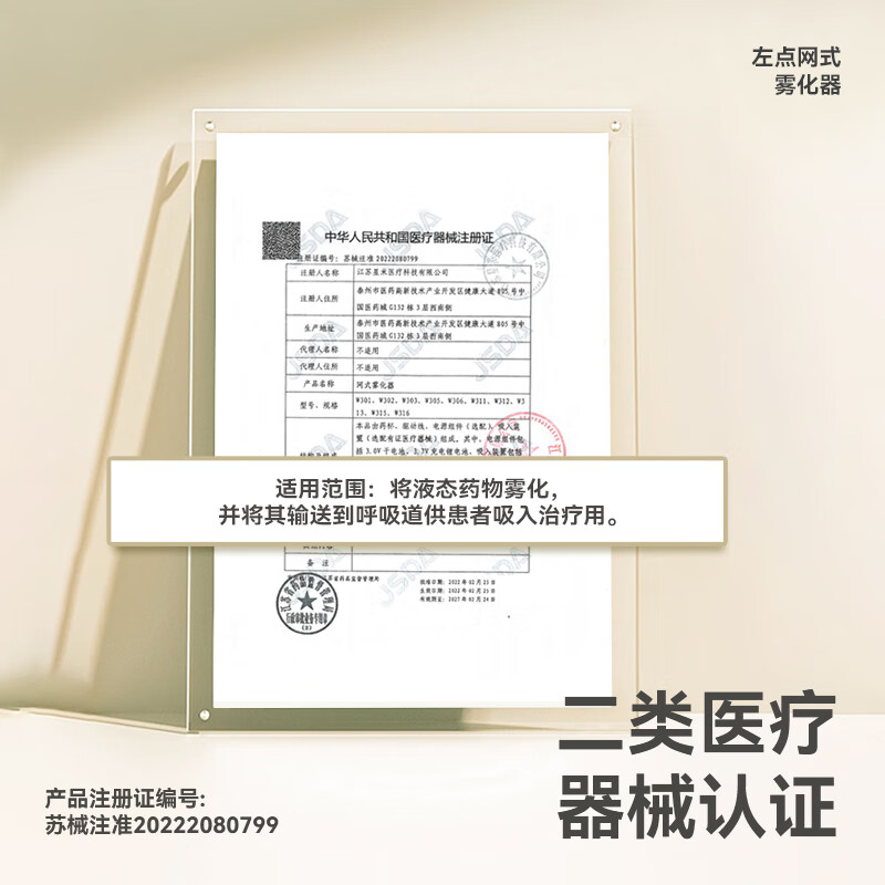 左点zdeer 雾化器儿童 雾化机家用成人医用 婴儿雾化器 便捷雾化仪面罩