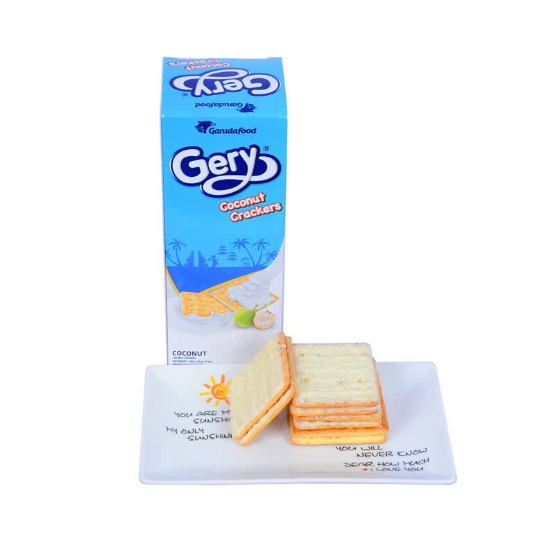 Gery椰子味夹心饼干200g 印尼进口休闲办公室零食独立包装 1盒10小袋怎么看?