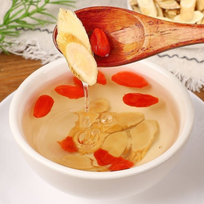协穆胖东来同款正宗特一级甘肃黄芪中药材无硫北芪大片泡水养生元气茶 甄选 200g*1罐 [出口级]黄芪片共400g【2罐装】