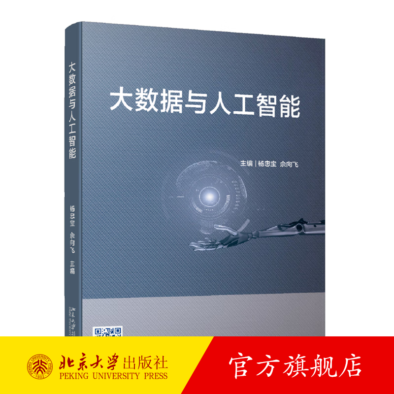 大数据与人工智能 杨忠宝 大数据人工智能发展历程 大数据采集 人工智能基础教材 人工智能人员爱好者参考读物 北京大学旗舰店正版