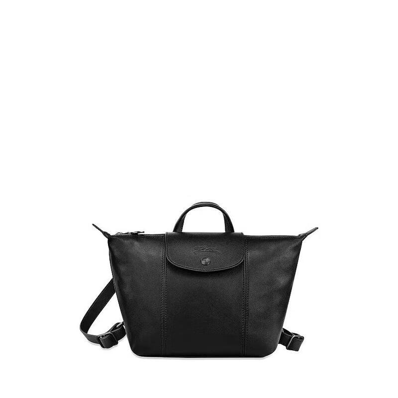 longchamp(珑骧)cuir mini 女士休闲背包学院风双肩包皮革大容量时尚