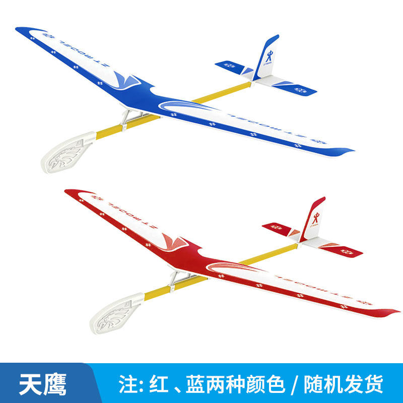 新天鹰泡沫飞机模型摆件航模手抛儿童玩具 航空航天拼装 新天鹰手掷