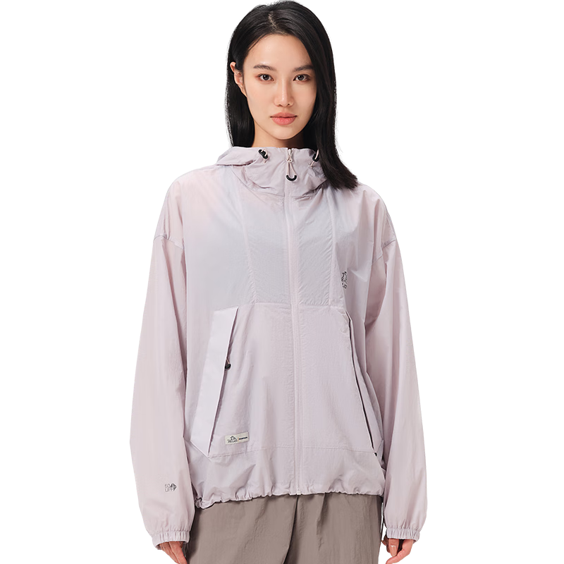 伯希和（Pelliot）[小森林]山系防曬衣服男女防紫外線戶外皮膚衣外套12421220紫色S