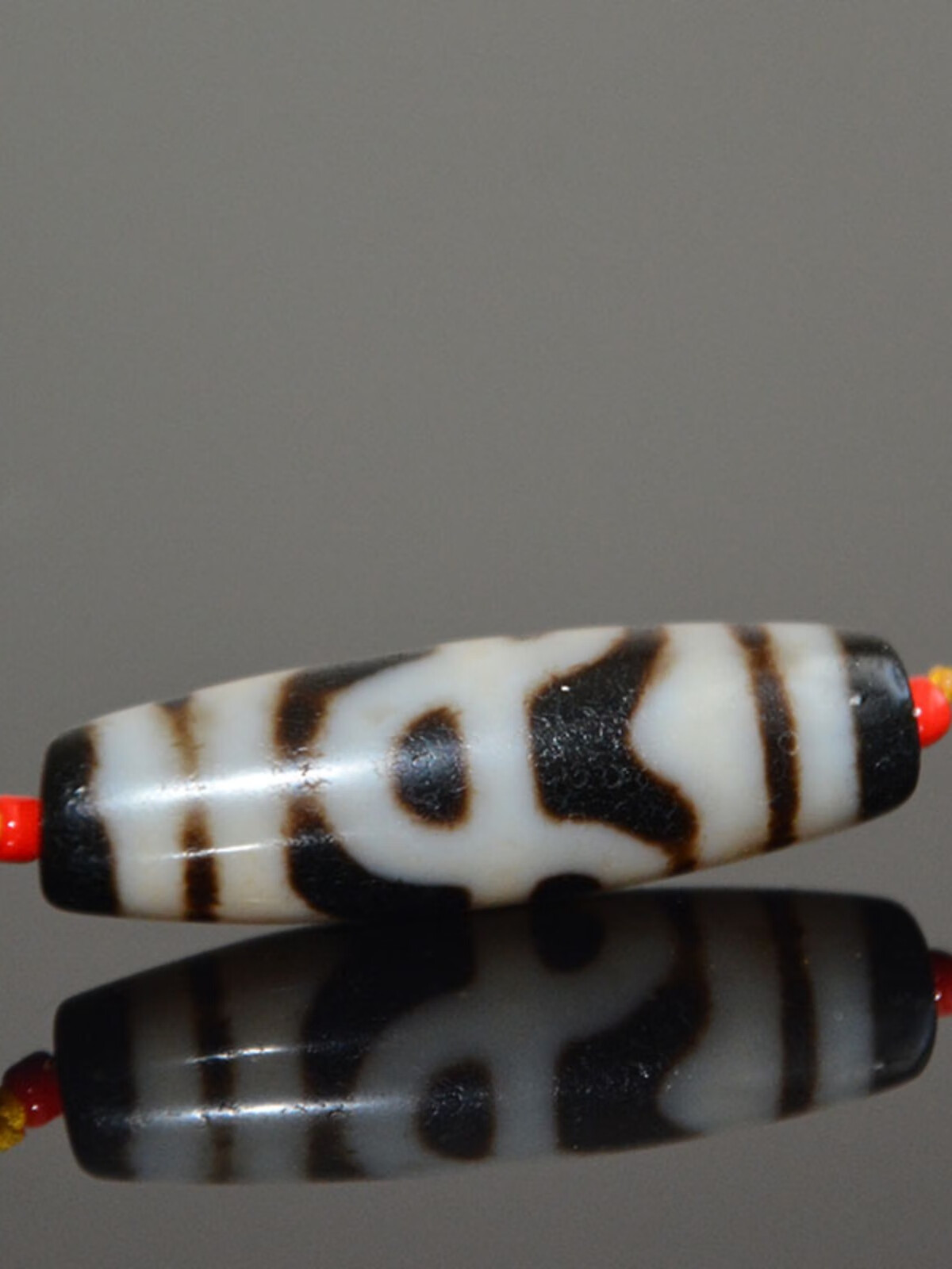 千古檀一图一物至纯高油莲花虎牙包浆老料天珠民族风锁骨链项链吊坠