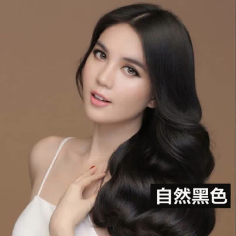 flzx益容堂竹炭氧吧水晶露清水黑发宝一梳黑一洗黑植物男女 自然黑