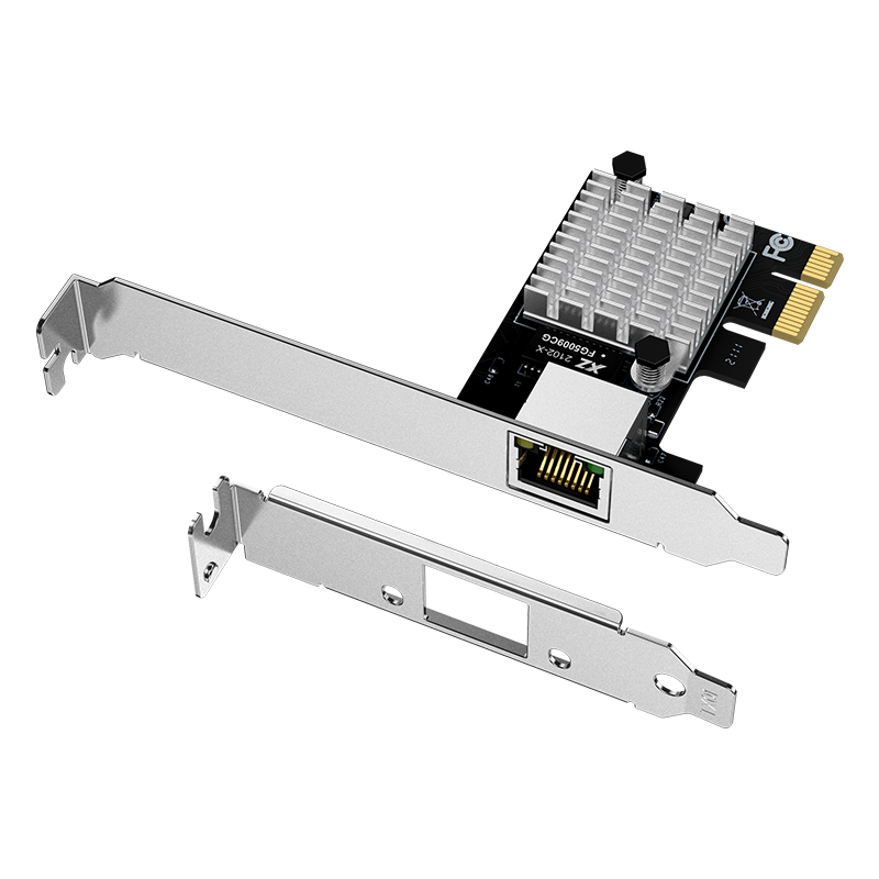 EDUP 翼联 PCI-E 2.5Gbps千兆游戏有线网卡 2500M高速网口扩展 台式电脑自适应以太网卡 网络适配器