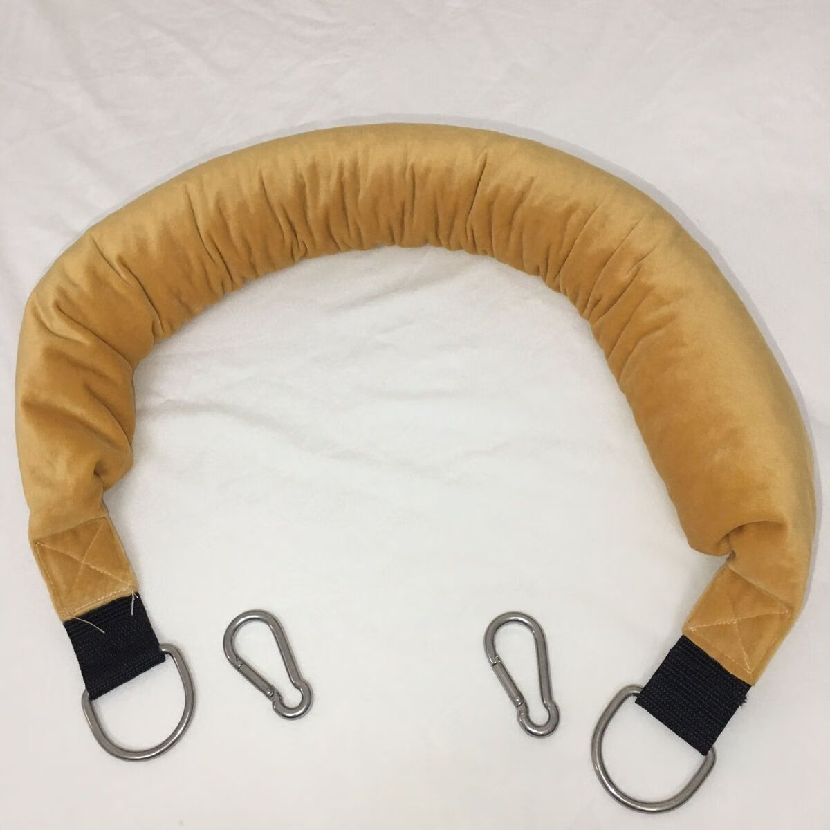 牵引器腰部腰间盘器腰椎间盘矫正器腰椎牵引吊带拉伸 黄色 安全锁扣