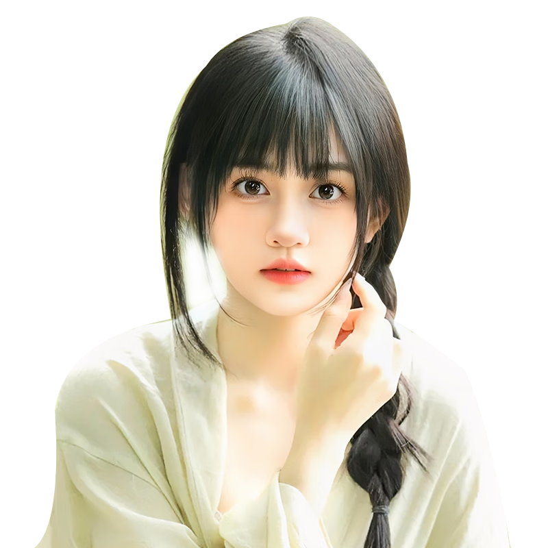 天空樹劉海假發(fā)女片頭頂補(bǔ)發(fā)真發(fā)全真人發(fā)高顱頂加發(fā)量遮白發(fā)法式假劉海 升級(jí)T型八字劉?！?*8】自然色