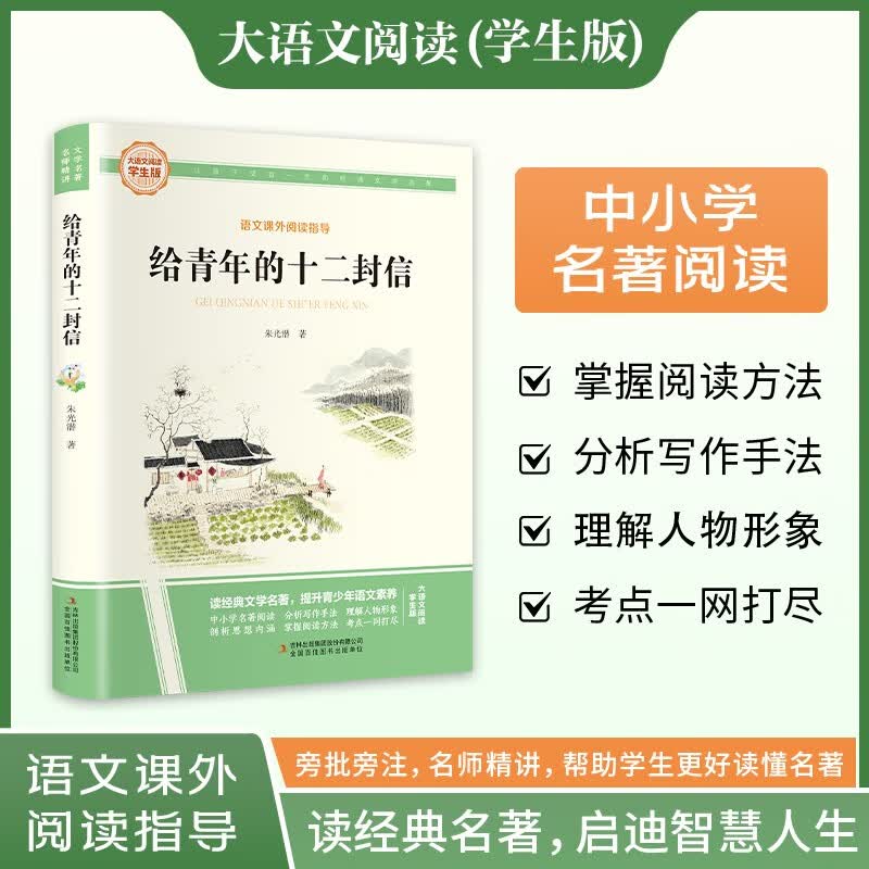 给青年的十二封信(学生版语文课外阅读指导)/大语文阅读