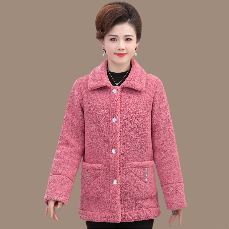 伐柯 矮个子毛呢大衣女妮子女加厚小个子毛妮呢子秋冬加绒加厚冬季