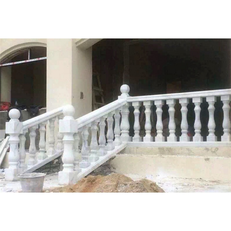 施韵令大理石阳台栏杆葫芦宝瓶花岗岩护栏杆石楼梯步级扶手小立柱子