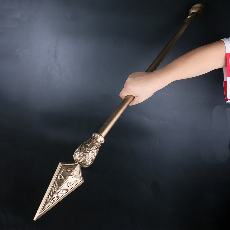 曼影(manying)哪吒 红缨枪 大号pu1:1火尖枪 电影 漫展 道具 1:1火焰