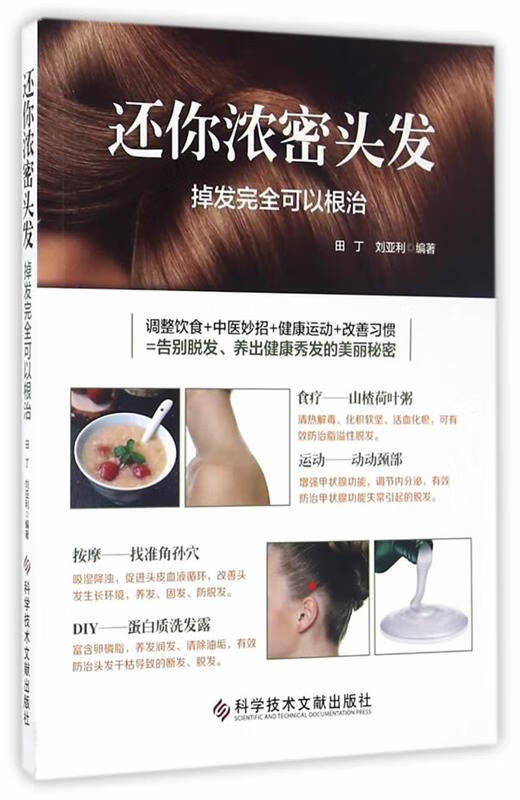 还你浓密头发:掉发完全可以根治 田丁, 刘亚利【正版】