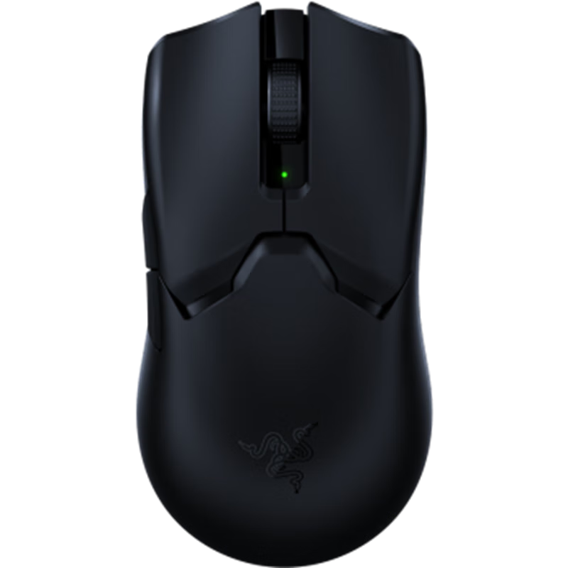 雷蛇(Razer)毒蝰V2专业版无线鼠标 电竞游戏 轻量化 右手专用对称型 黑色(附赠专用防滑贴+Type-C充电接口)