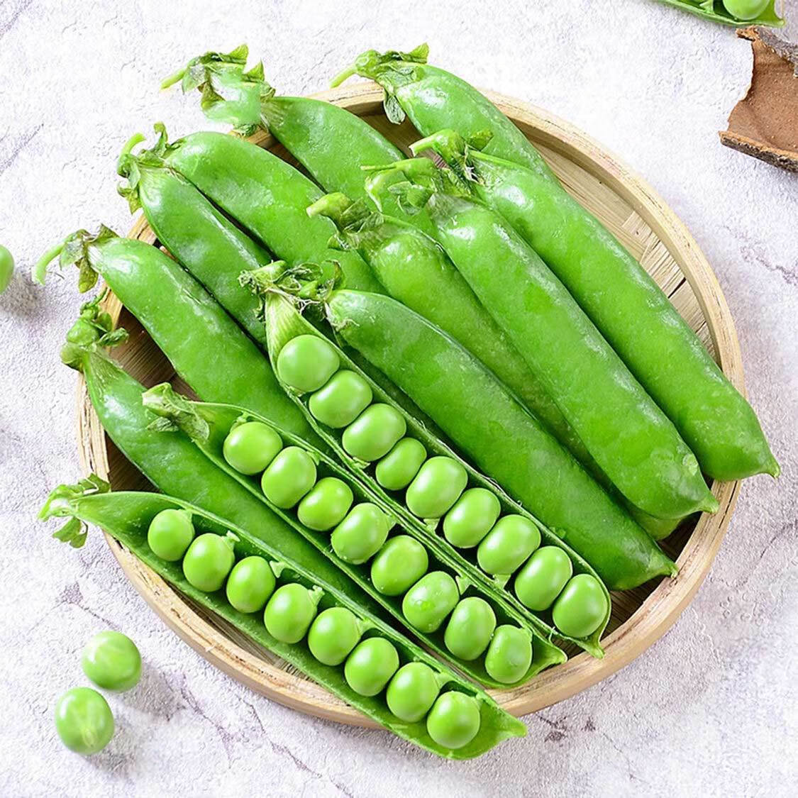 蜜钰鲜【应季蔬菜】新鲜现摘嫩豌豆荚带壳水果豌豆角颗粒饱满批发一