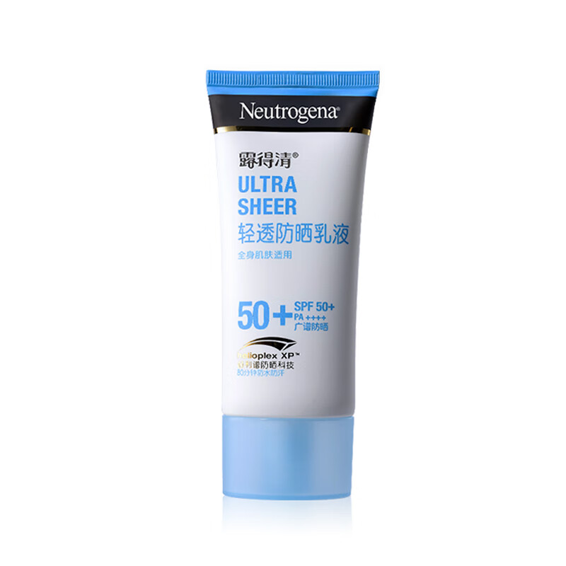 露得清(neutrogena)轻透防晒乳液全身肌肤适用军训户外防晒霜防水防汗