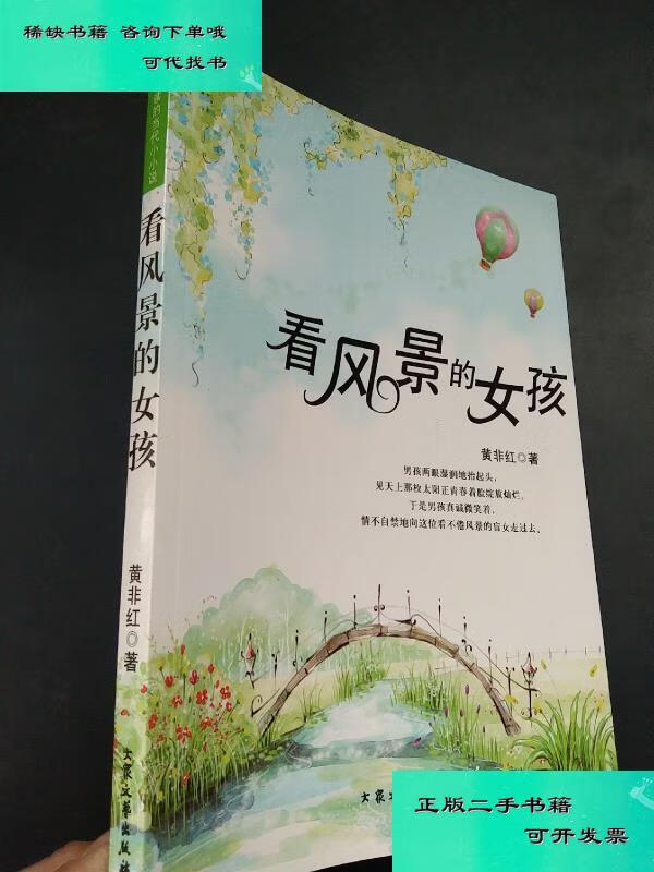 【二手九成新】看风景的女孩 黄非红
