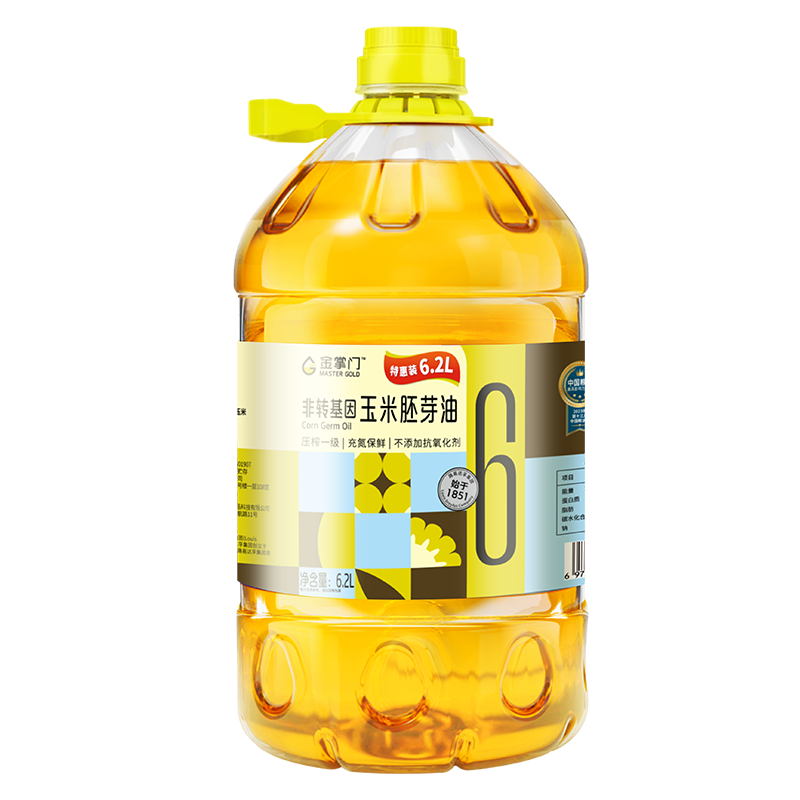 金掌门食用油玉米胚芽油6.20L 食用油 非转基因压榨一级