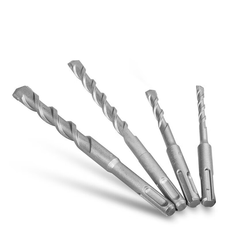 四坑电锤钻头 两坑两槽圆头柄冲击钻头 钨钢加长穿墙钻头 直径4*长度