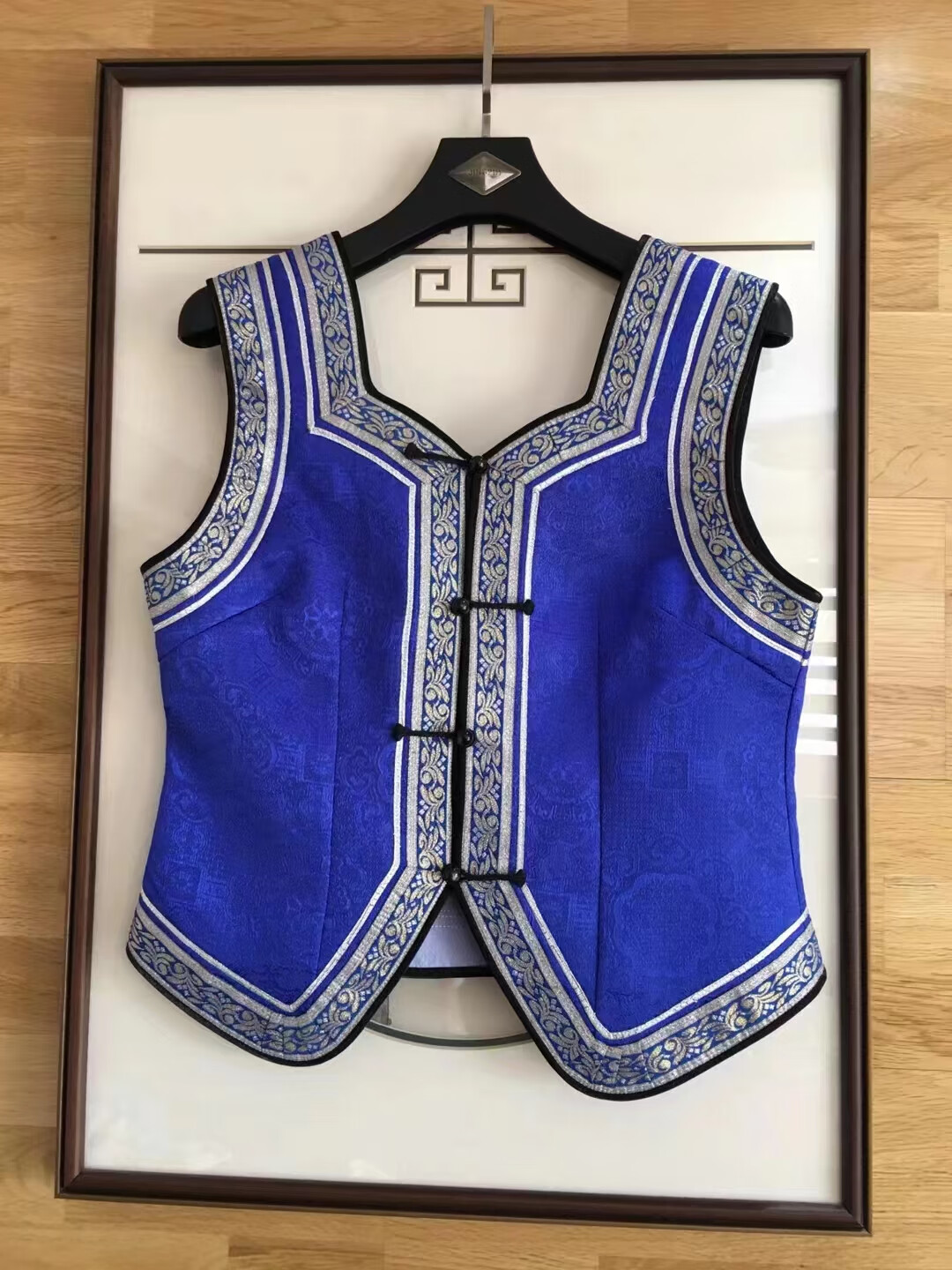 月柏吟蒙古服装女马甲秋冬士修身生活装日常族特色坎肩短款民族风新款