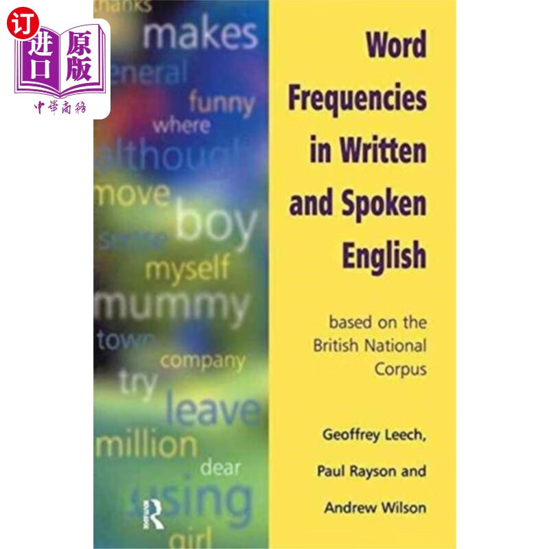 海外直订word frequencies in written and spoken english 英语书面