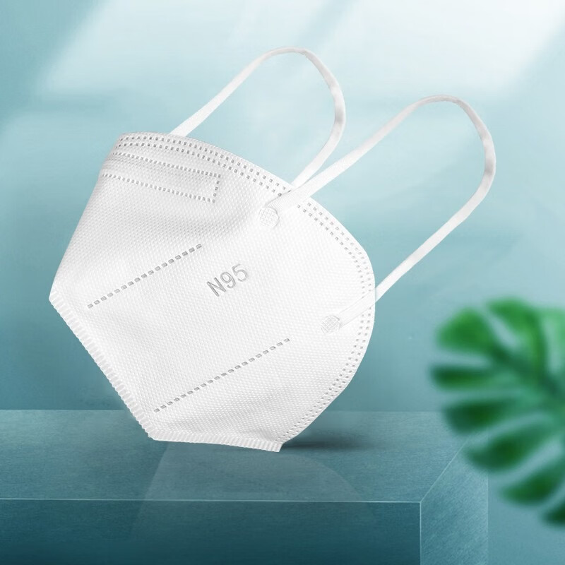 鸣宇n95 挂耳式1只装 白色n95口罩 独立装