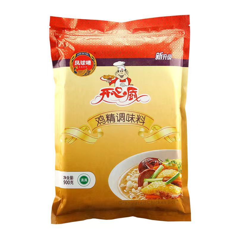 凤球唛开心厨好鲜味鸡精900g2袋浓香型鲜浓鸡味家庭装煲汤调味料 凤球唛开心厨鸡精900g*1袋