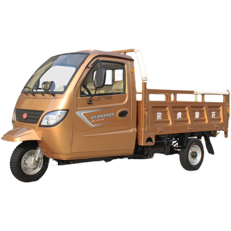 汽油三轮摩托车燃油货运车宗申动力家用带棚自卸载重王 宗申175水冷1
